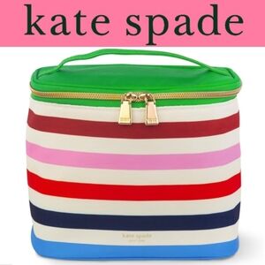 Kate Spade New York Striped Insulated Lunch Tote Bag